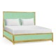 Robin's Egg & Gold US King Bed