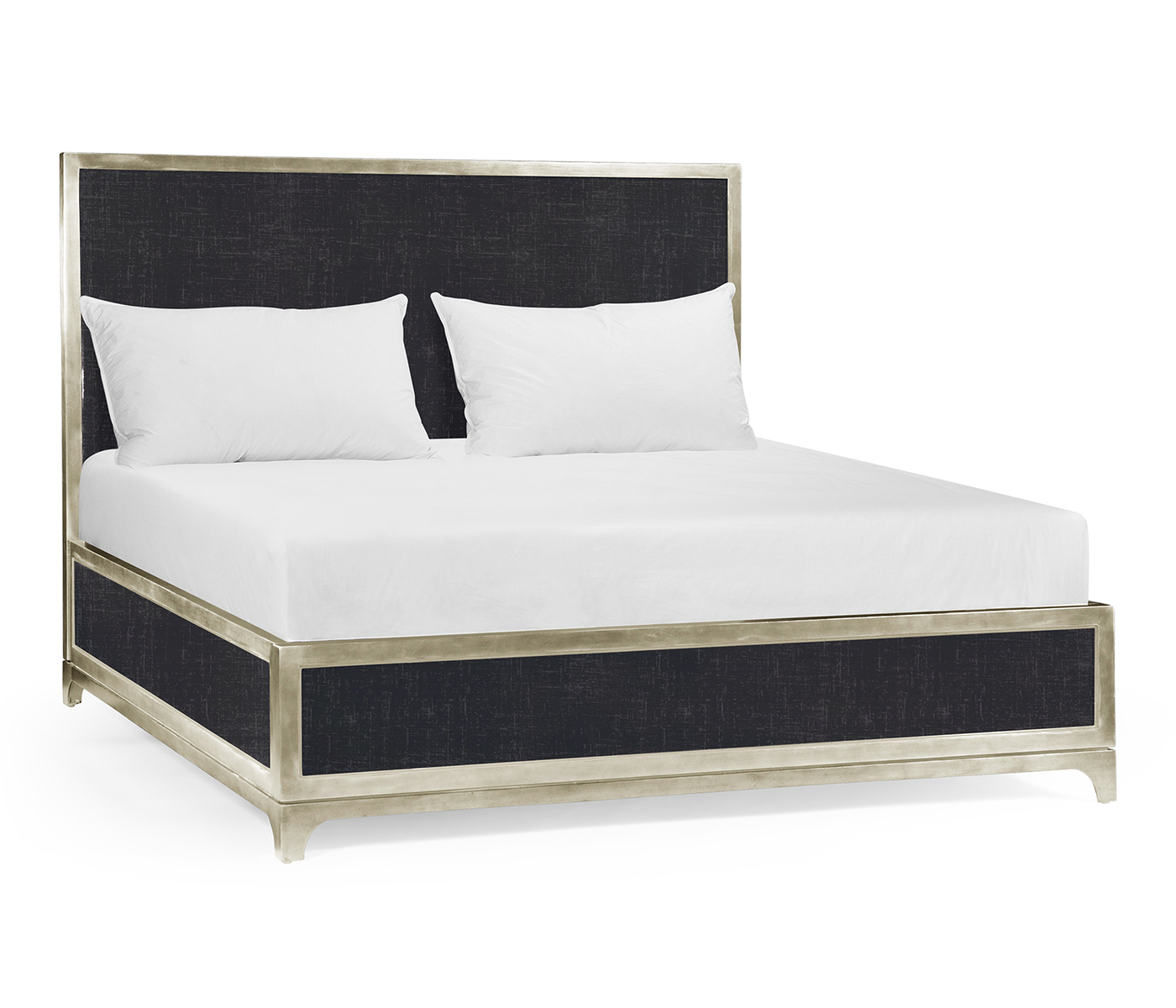 Charcoal & Silver US King Bed 