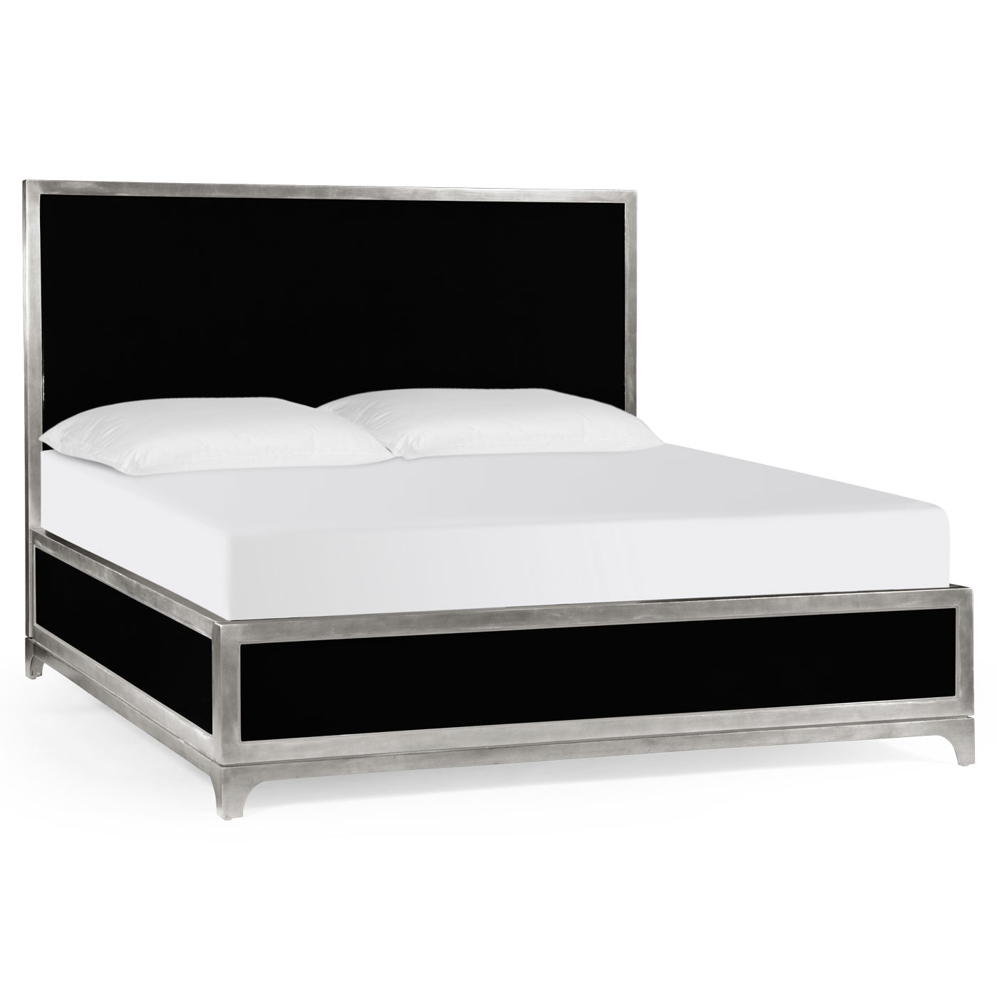 Noir & Silver US King Bed
