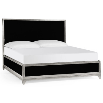 Noir & Silver US King Bed