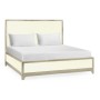 Blanc & Silver US King Bed 