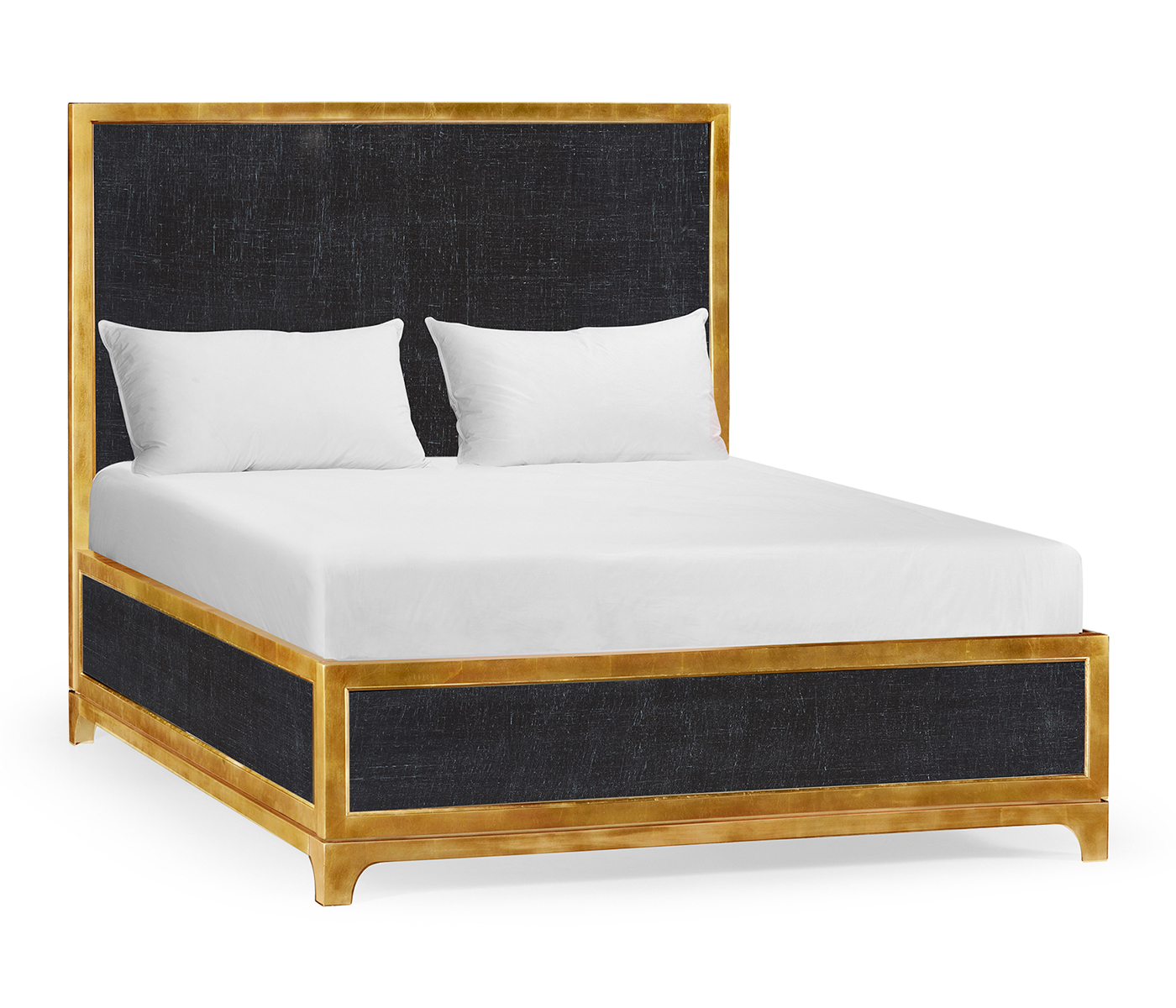 Charcoal & Gold US Queen Bed 