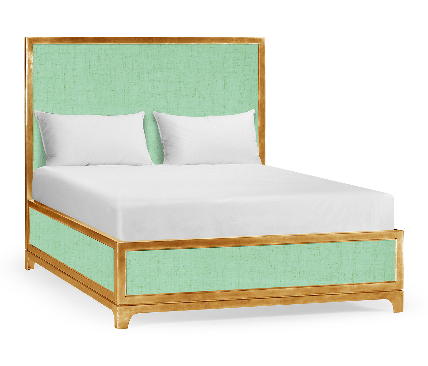 Robin's Egg & Gold US Queen Bed