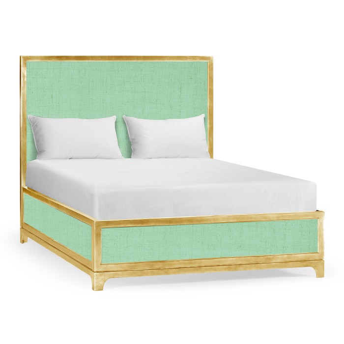 Robin's Egg & Gold US Queen Bed
