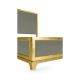 Slate & Gold US Queen Bed 