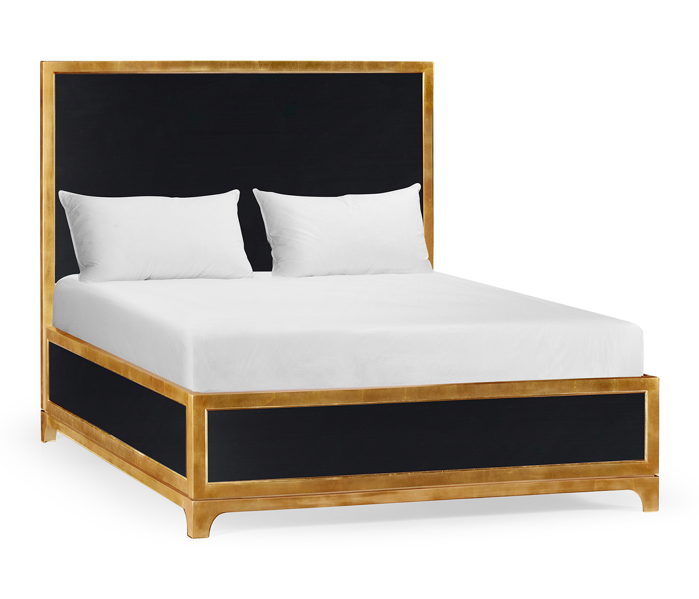 British Navy & Gold US Queen Bed