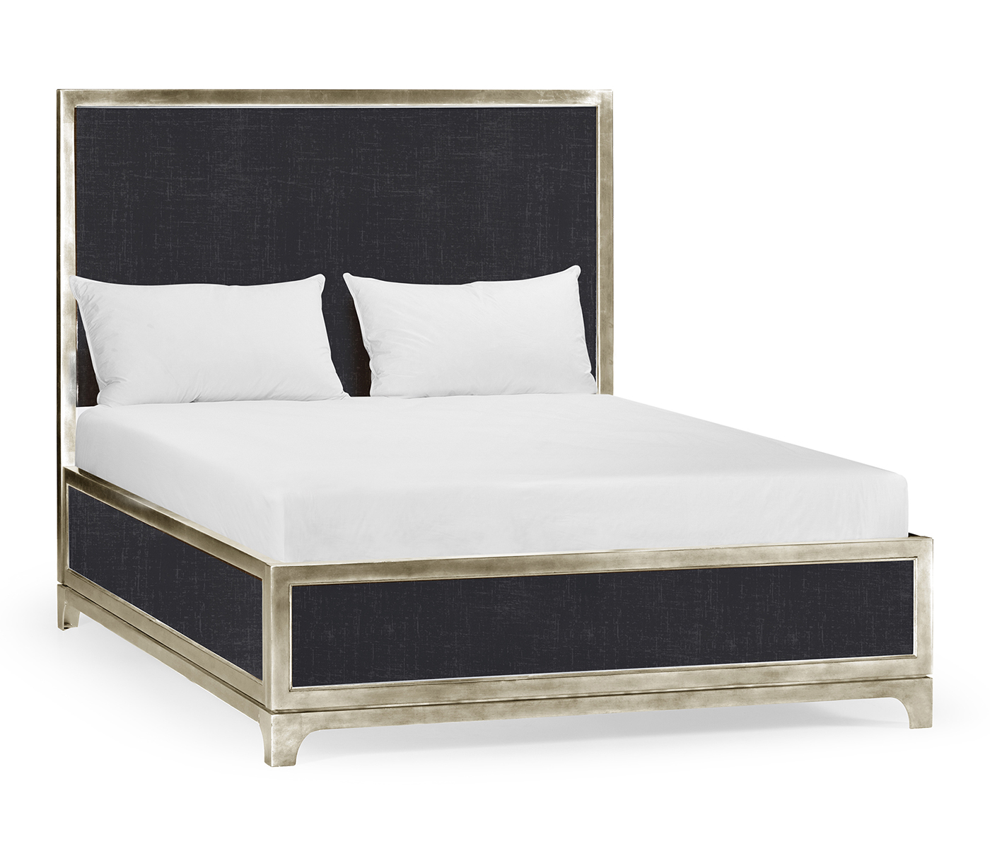 Charcoal & Silver US Queen Bed 