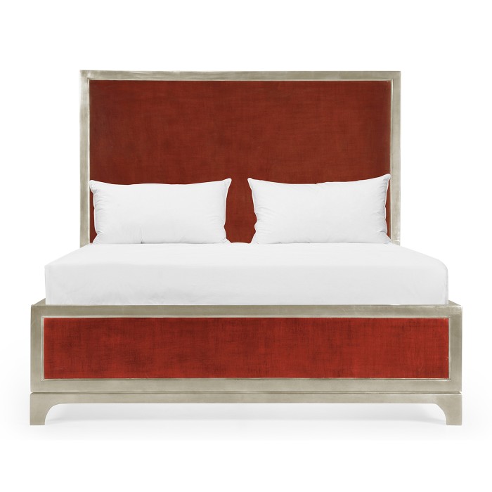 Lipstick & Silver US Queen Bed 