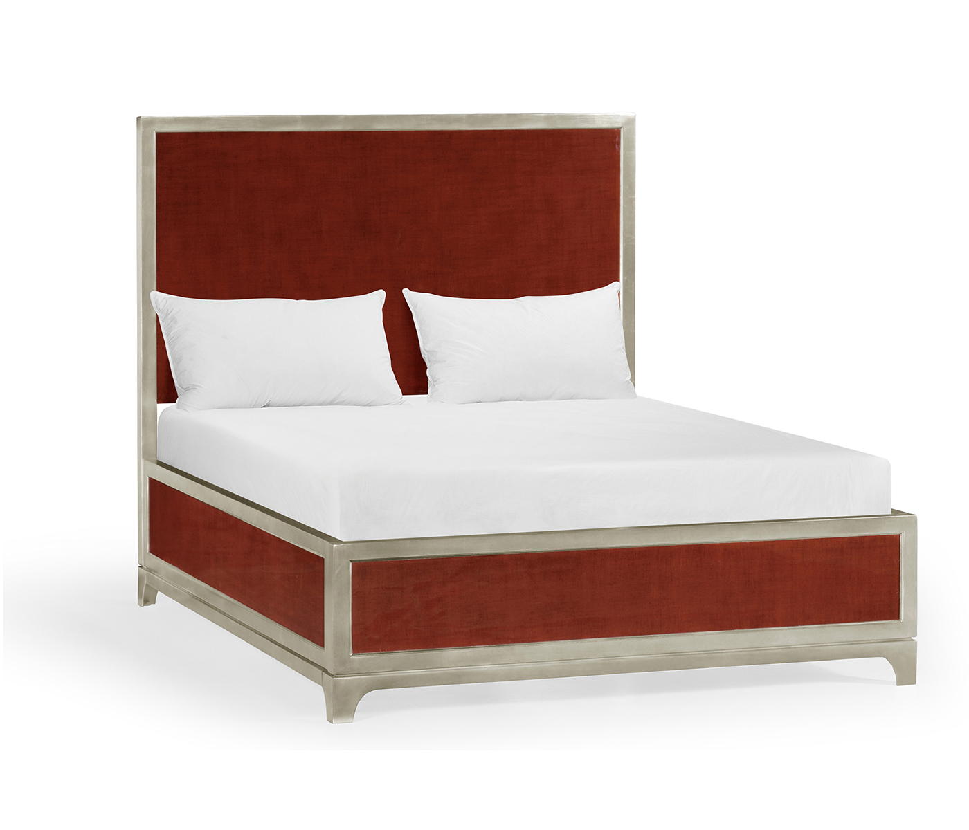 Lipstick & Silver US Queen Bed 