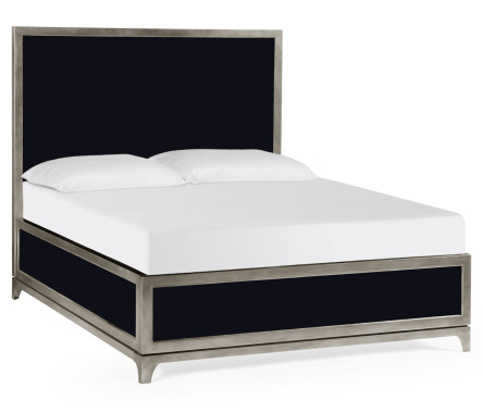 Noir & Silver US Queen Bed