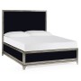 Noir & Silver US Queen Bed