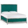 Peacock & Silver US Queen Bed 