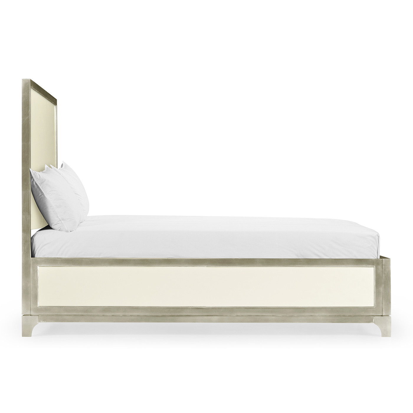 Blanc & Silver US Queen Bed 