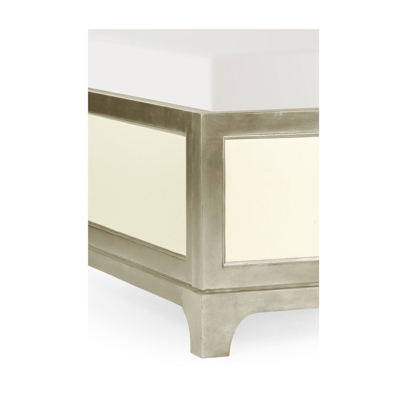 Blanc & Silver US Queen Bed 