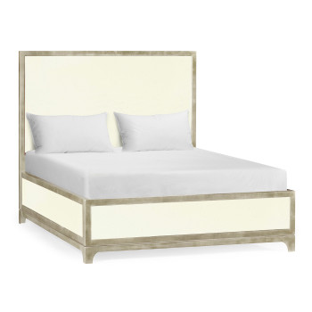 Blanc & Silver US Queen Bed 