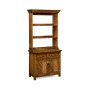 Plank Walnut Narrow Dresser with Strap Handles
