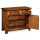 Plank Walnut Cabinet with Strap Handles
