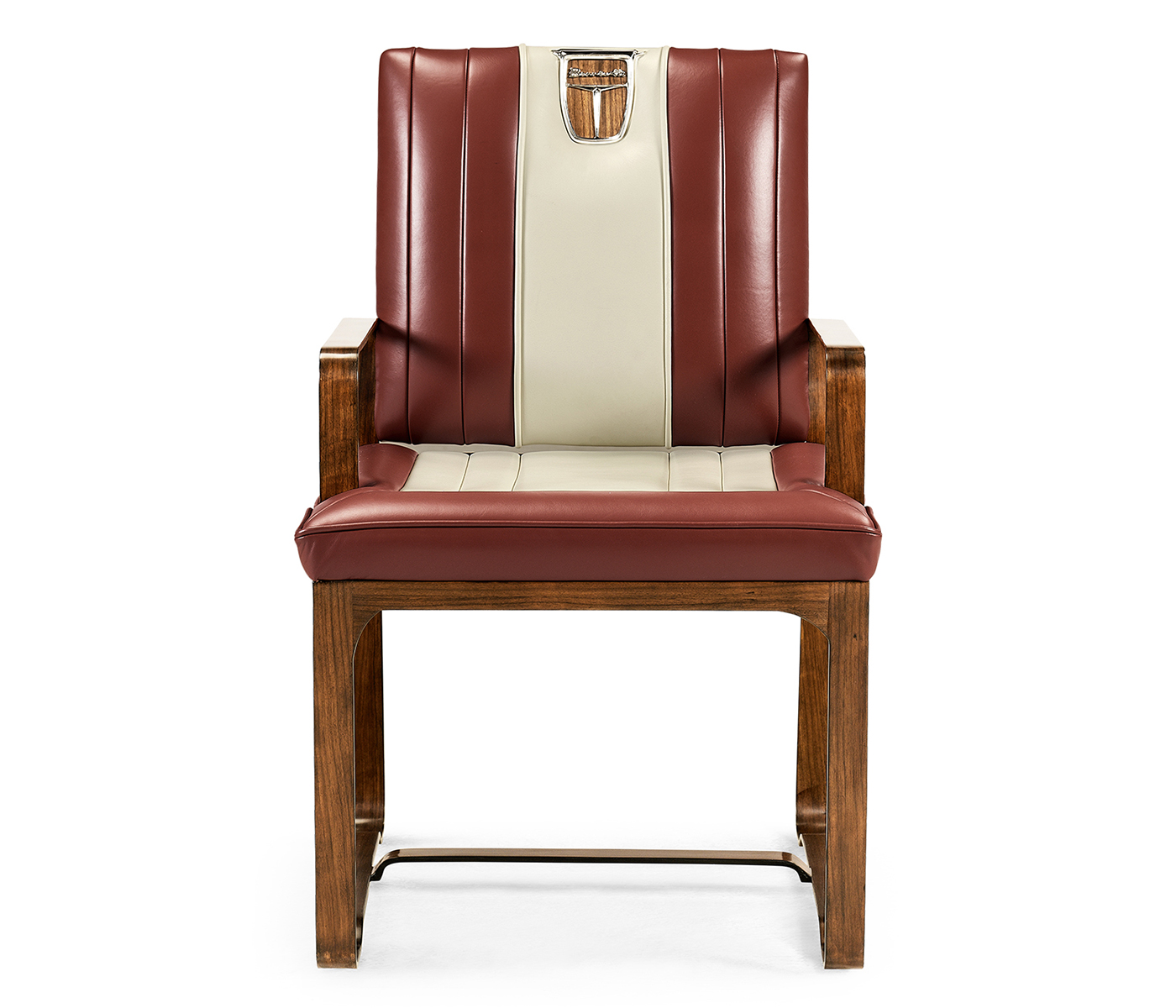 50's Americana Leather Easy Chair