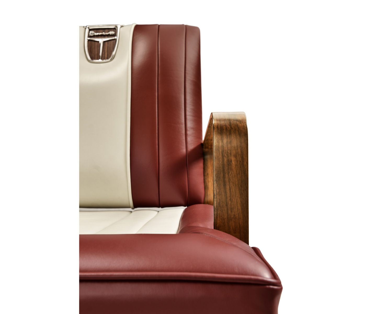 50's Americana Leather Easy Chair