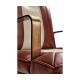 50's Americana Leather Easy Chair