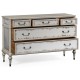 Grey Painted And Antiqued Chest of Drawers