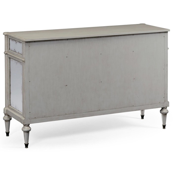 Grey Painted And Antiqued Chest of Drawers