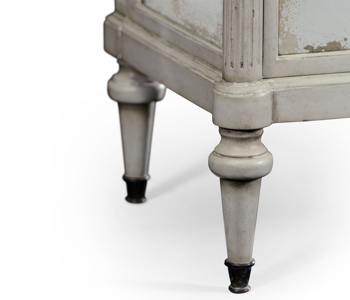 Grey Painted And Antiqued Chest of Drawers