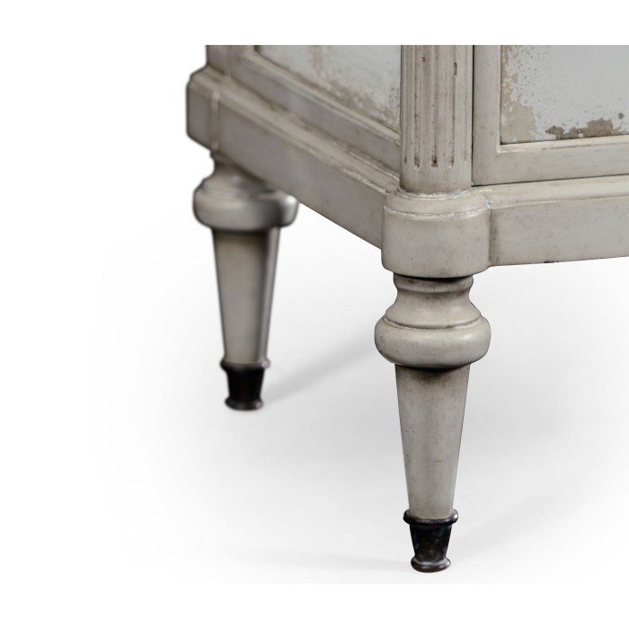 Grey Painted And Antiqued Chest of Drawers