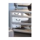 Grey Painted And Antiqued Chest of Drawers
