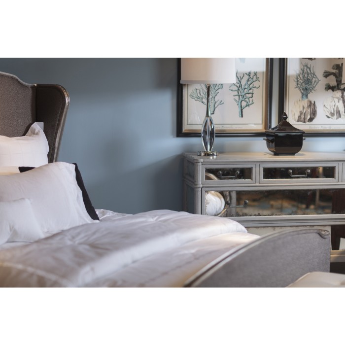 Grey Painted And Antiqued Chest of Drawers