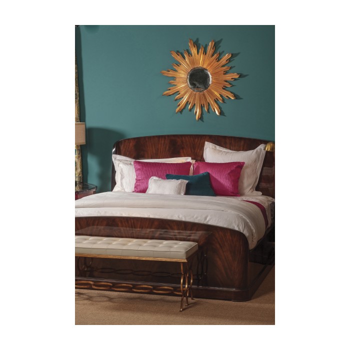 Biedermeier Mahogany Cali King Bed