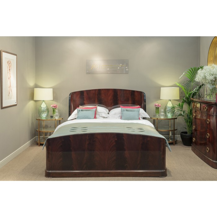 Biedermeier Mahogany Cali King Bed