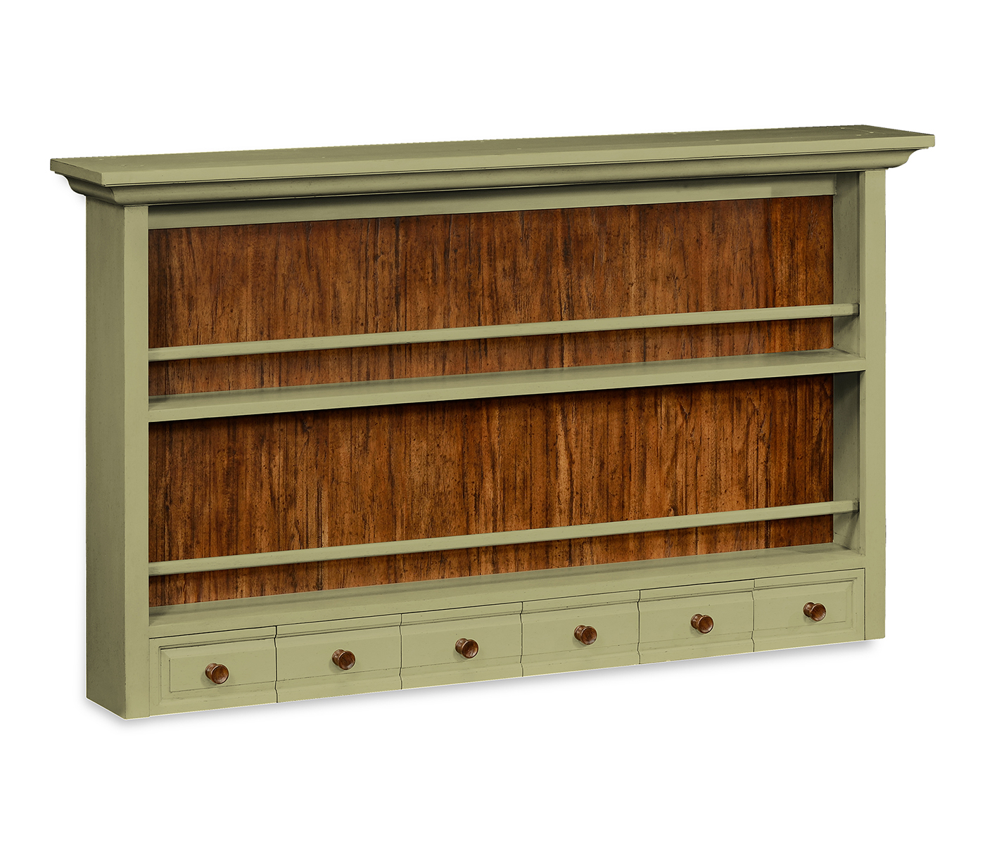 Gustavian Style Walnut Plate Rack