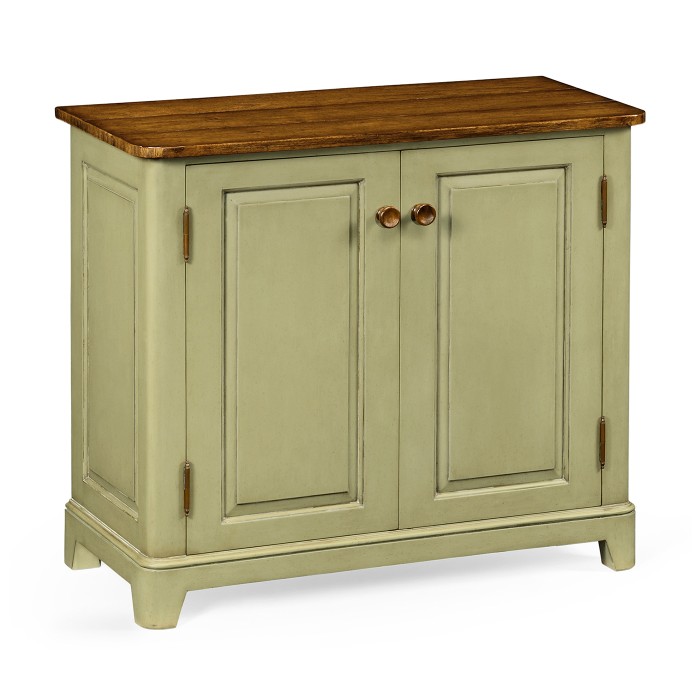 Gustavian style two door cupboard
