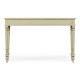 Grey painted and églomisé console