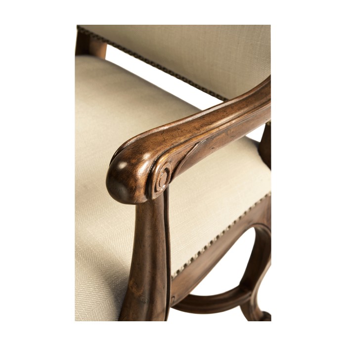 French Baronial Style Country Arm Chair