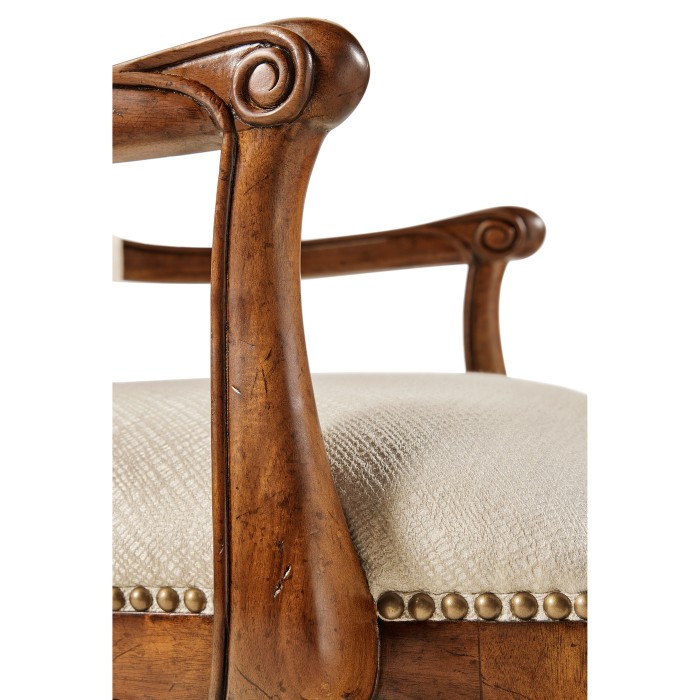French Baronial Style Country Arm Chair
