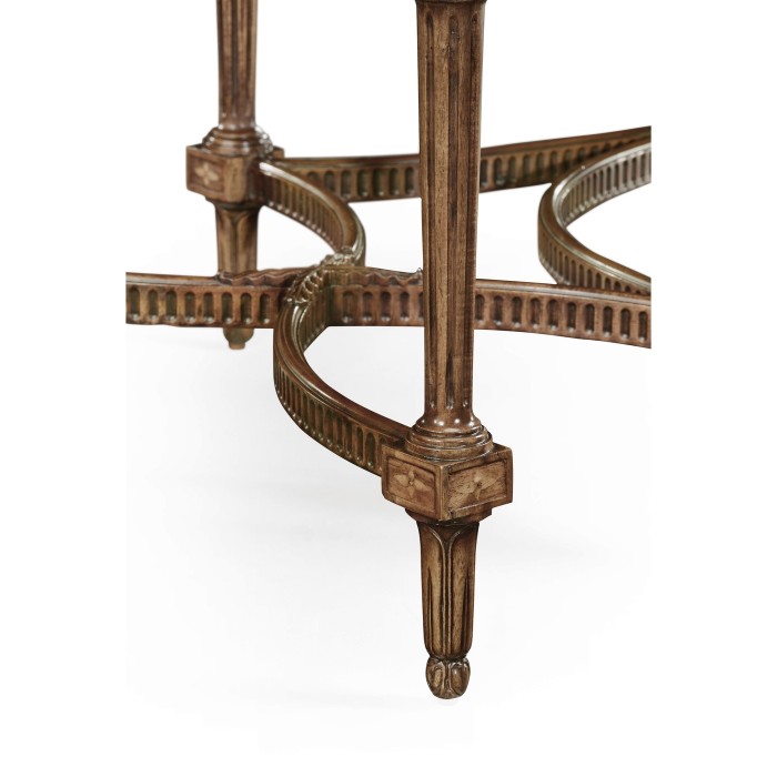 Napoleon III style writing table with fine inlay