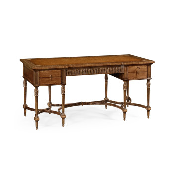 Napoleon III style writing table with fine inlay