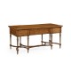 Napoleon III style writing table with fine inlay