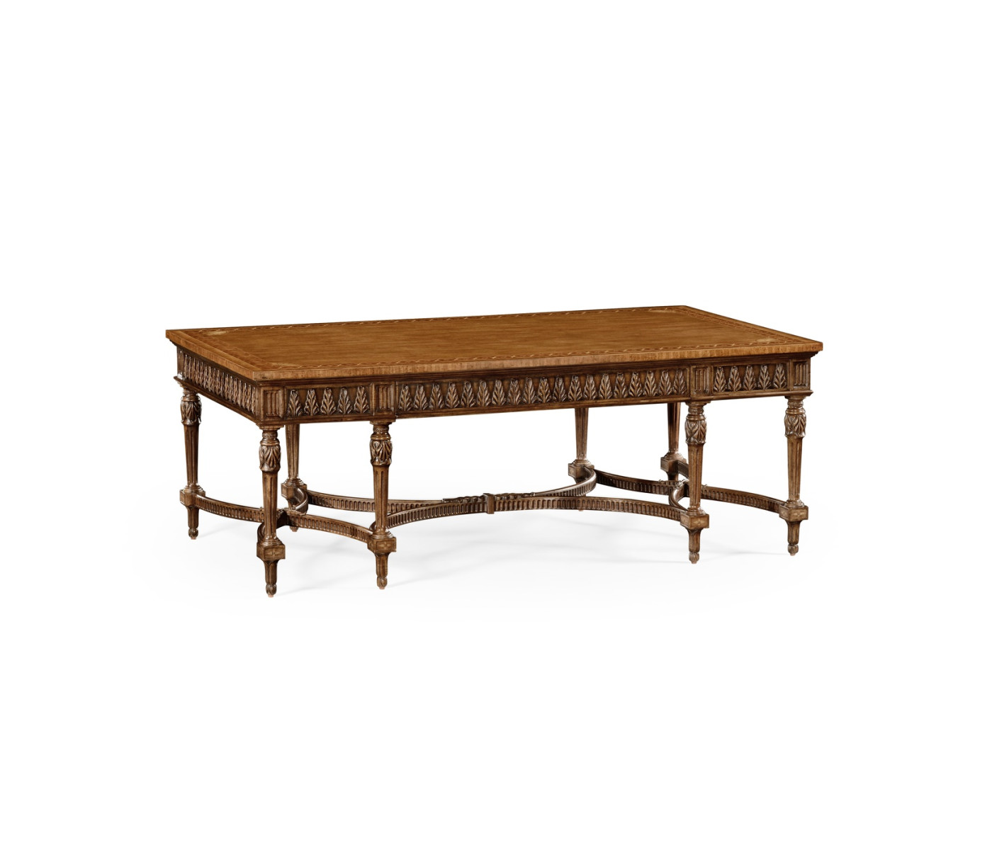 Napoleon III style coffee table with fine inlay