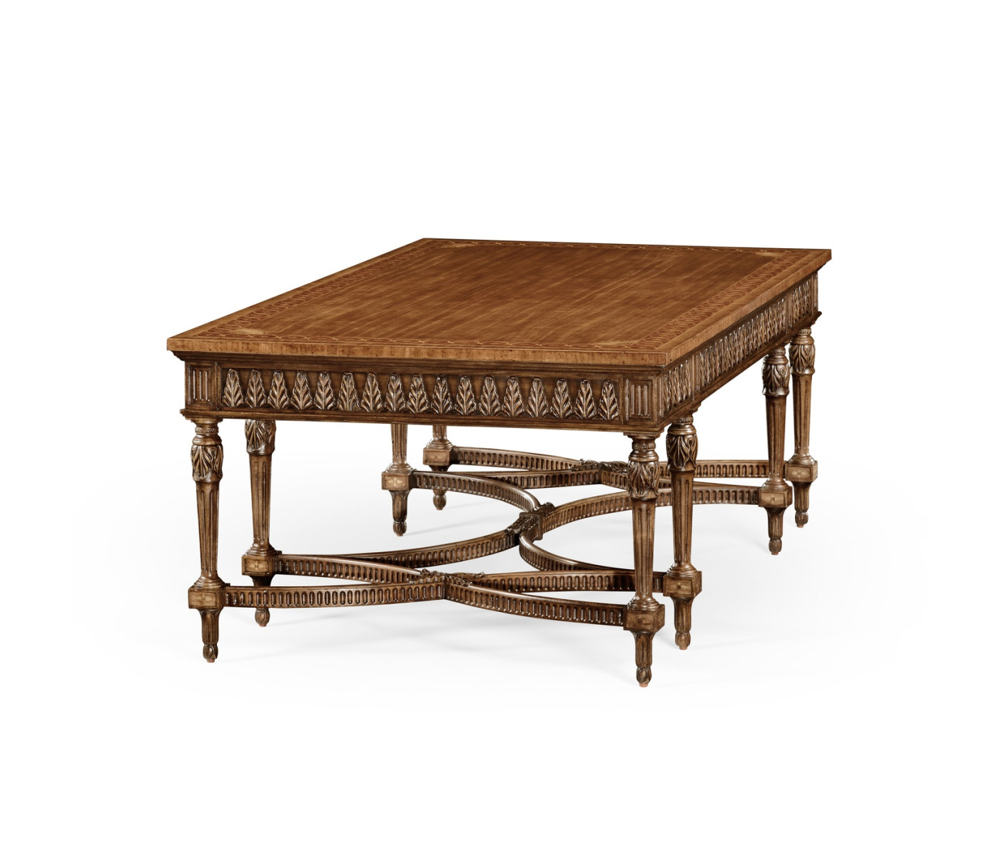 Napoleon III style coffee table with fine inlay
