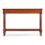 French style Mahogany console with brass gallery