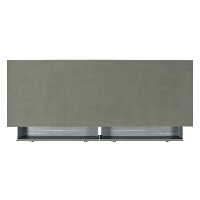 Slate & Gold Double Low Chest 