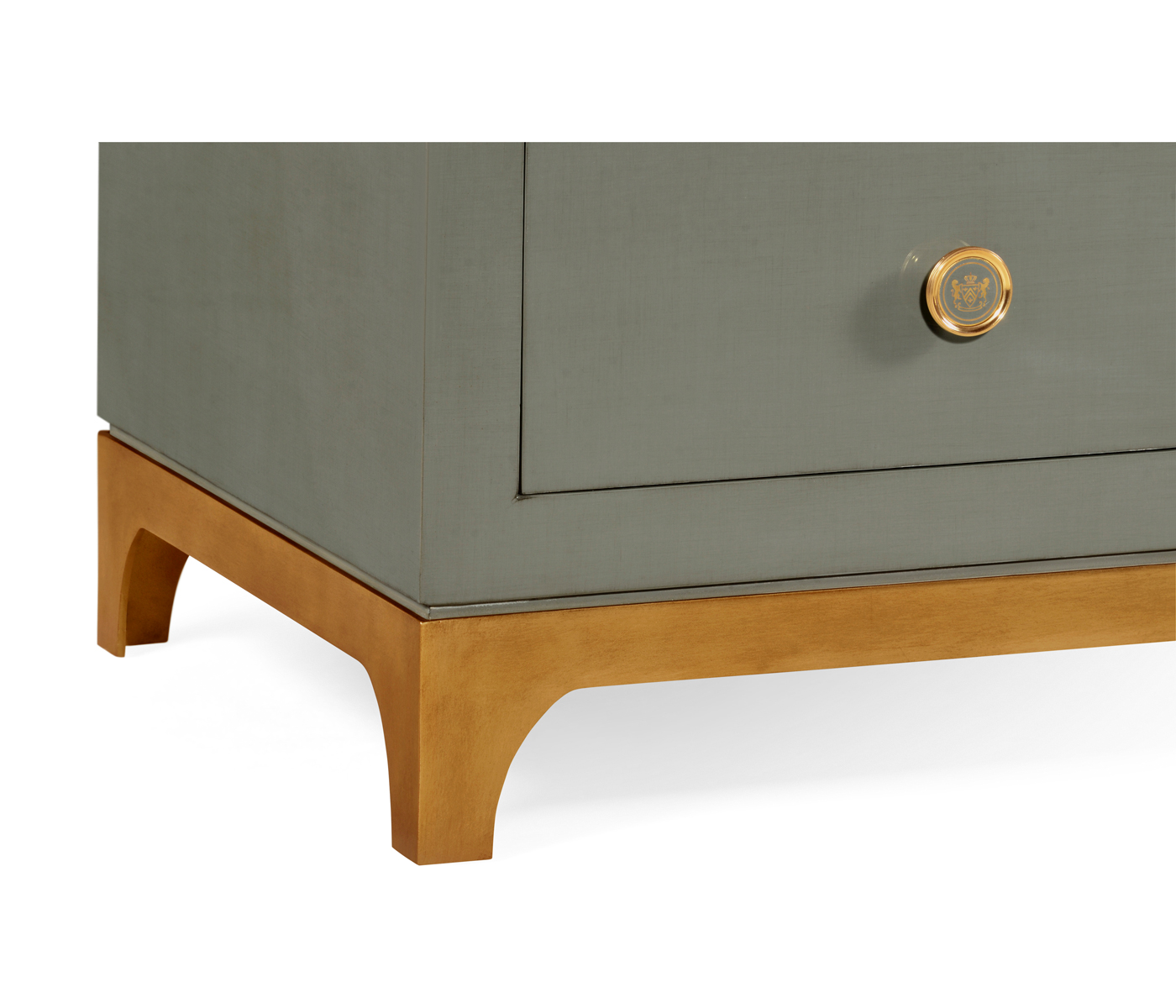 Slate & Gold Double Low Chest 