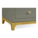 Slate & Gold Double Low Chest 