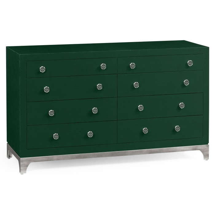Forest & Silver Double Low Chest 