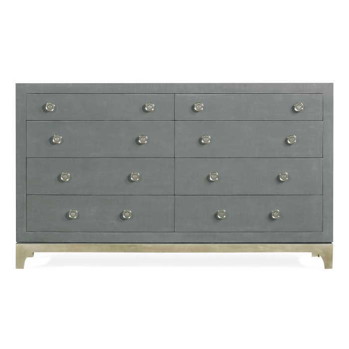 Flannel & Silver Double Low Chest