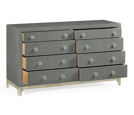 Flannel & Silver Double Low Chest