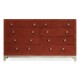 Lipstick & Silver Double Low Chest 